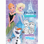FROZEN สมุดภาพระบายสีแสนสวย Unending Winter + กระเป๋าและเครื่องประดับผม